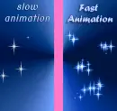 Slow animation along with Fast animation