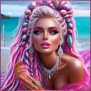 Pink mermaid