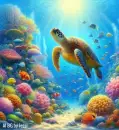 Sea Turtle Background