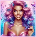Beautiful Mermaid under the Sea