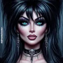 Elvira Style Gothic Witch