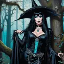 Gothic Witch Elvira Style