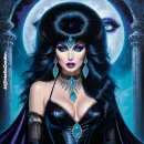 Elvira Style Gothic Witch