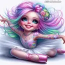 Sweet ballerina series glitter