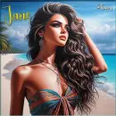 Summer at the beach - Jane