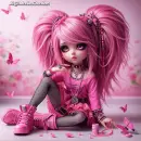 little emo girl