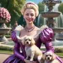 Countess with her dogs