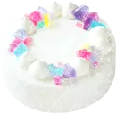 glitter cake