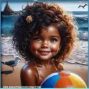 Girl on the beach 