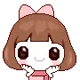 little girl pink wink