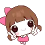 little girl peace