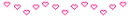 pixel hearts divider