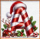 Christmas letter A