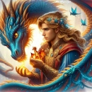 Drachen und Ritter