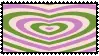 genderqueer heart stamp