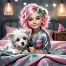 Sweet Fairy with dog
