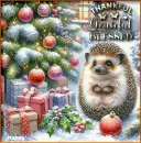 Christmas Hedgehog