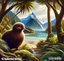 New Zealand Native Bird. the Kiwi