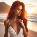 Girl on the beach