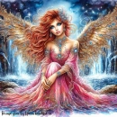 Angel in pink