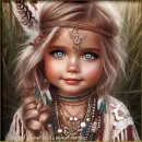 Beautiful native american girl 
