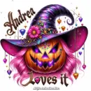 Andrea for Halloween