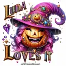 Luna loves it for Halloween