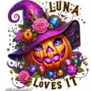 Luna loves it for Halloween