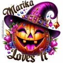 Marika loves it for Halloween