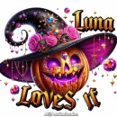 Luna loves it for Halloween