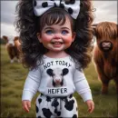 Cute girl - Not today heifer