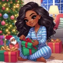 Girl on Christmas #2