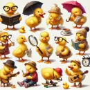 Ducks doing everyday things