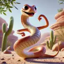 Snake having an okay day
