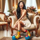 Clown shoes are hot