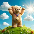 Victorious Teddy Bear