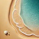 Sandy beach