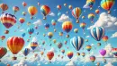 Hot air balloon wallpaper