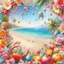Caribbean holiday background