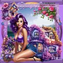 Beautiful purple