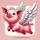 Pig with wings