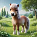 a little pony having a good time