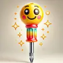 Cheerful screwdriver