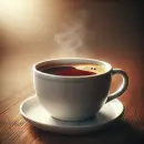 Freshly brewed coffee
