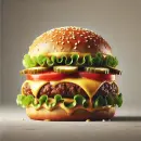 Just a delicious burger