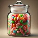 Jar with candy