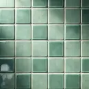 Vibrant green tiles