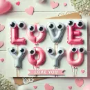 Love you with googly eyes