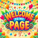 Welcome to my page banner