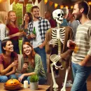 Skeleton at a party